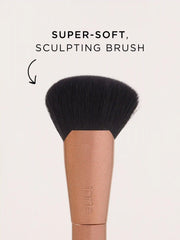 buff & bronze face brush